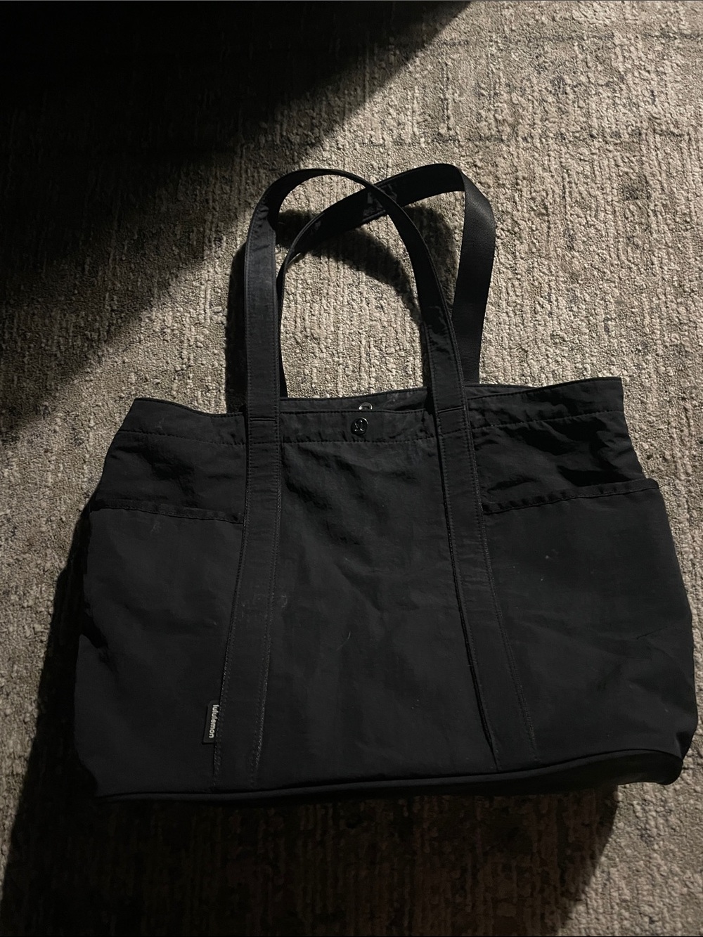 Black Lulu Tote Bag M/L Size